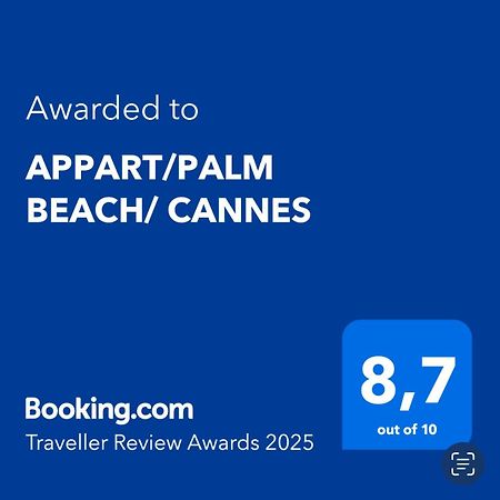 Appart/Palm Beach/ Cannes Exteriör bild